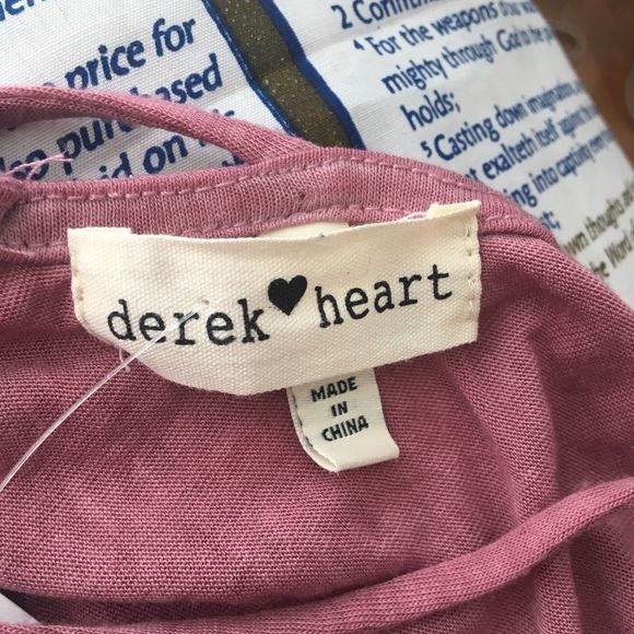 🟣 Derek Heart T Shirt Dress Size L - Picture 4 of 4